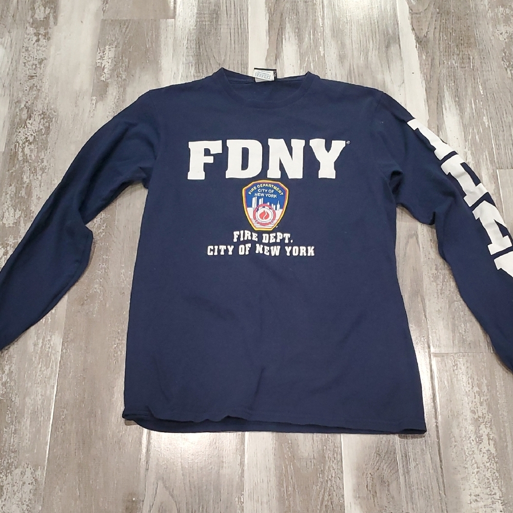 FDNY Navy Blue Long Sleeve Shirt
